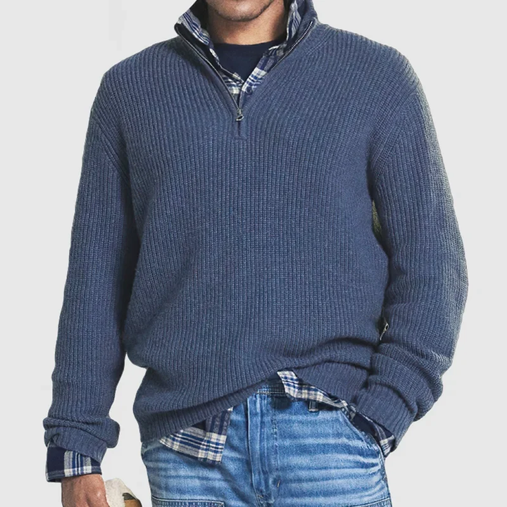 Kasper™ Sweat-shirt zippé pour hommes - Un gilet oversize élégant et confortable