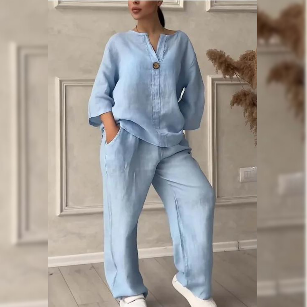 Camille™ - Tenue d'été confortable en lin