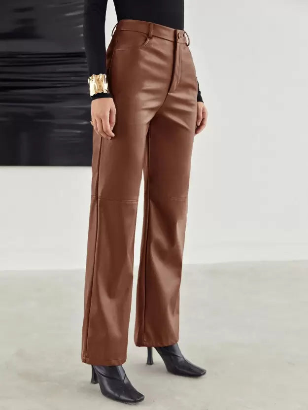 Stylish Jane - Pantalons en cuir pour femmes pour un look tendance