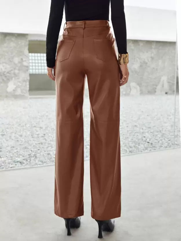 Stylish Jane - Pantalons en cuir pour femmes pour un look tendance