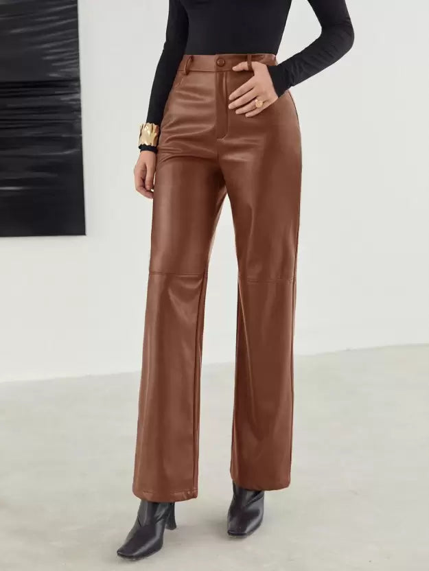 Stylish Jane - Pantalons en cuir pour femmes pour un look tendance