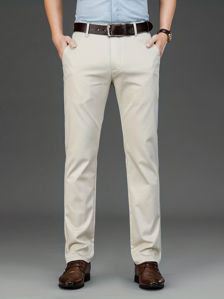 Victor - Pantalon Stretch Ajusté Intemporel pour Confort et Style