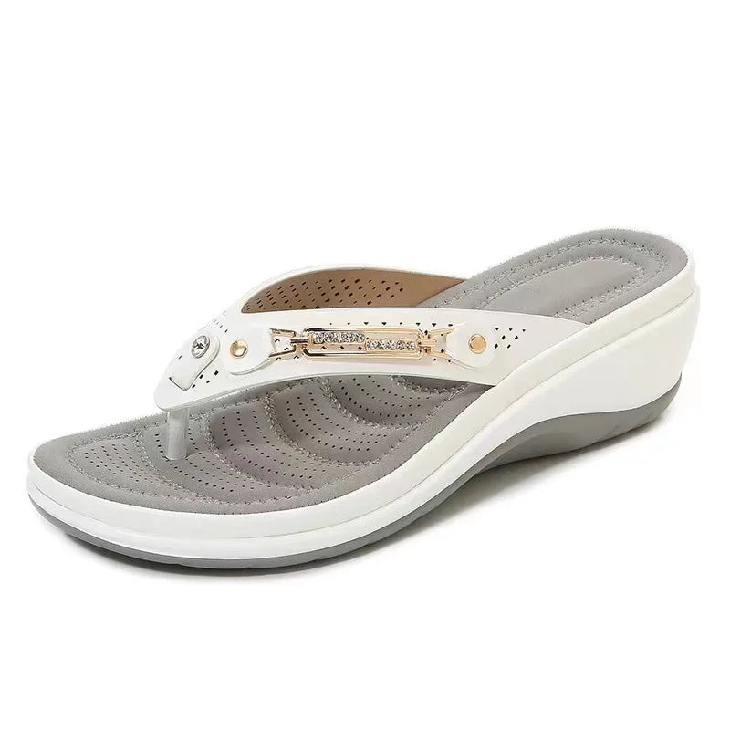 Iza - Sandales orthopédiques confortables avec semelle douce pour un confort estival ultime.