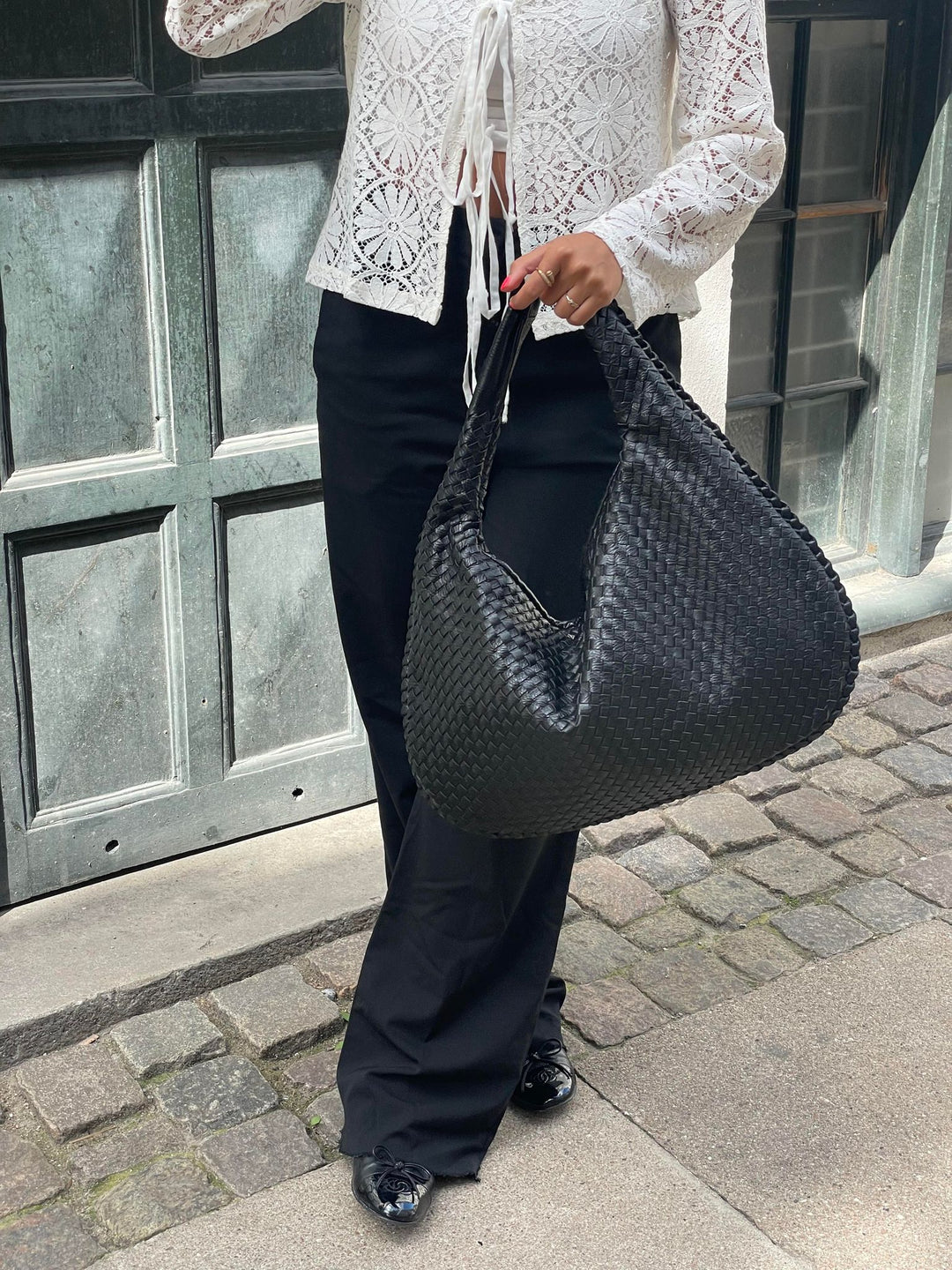 Sac hobo pour femmes tissé et élégant Mischa