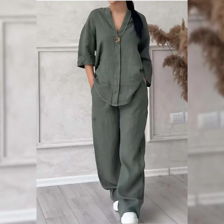 Camille™ - Tenue d'été confortable en lin
