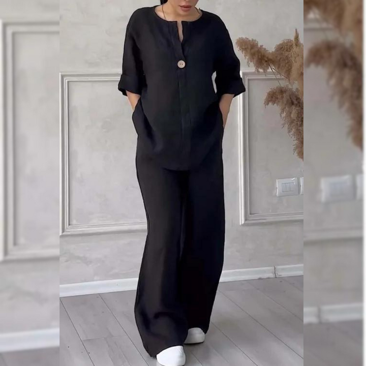 Camille™ - Tenue d'été confortable en lin