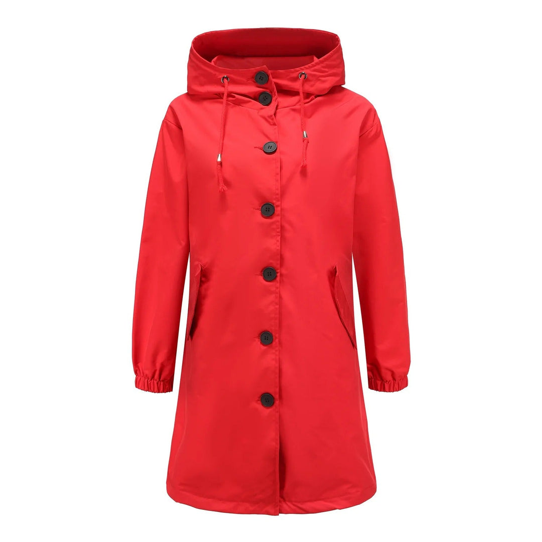 Lilas - Coupe-vent stylé pour femme avec capuche imperméable