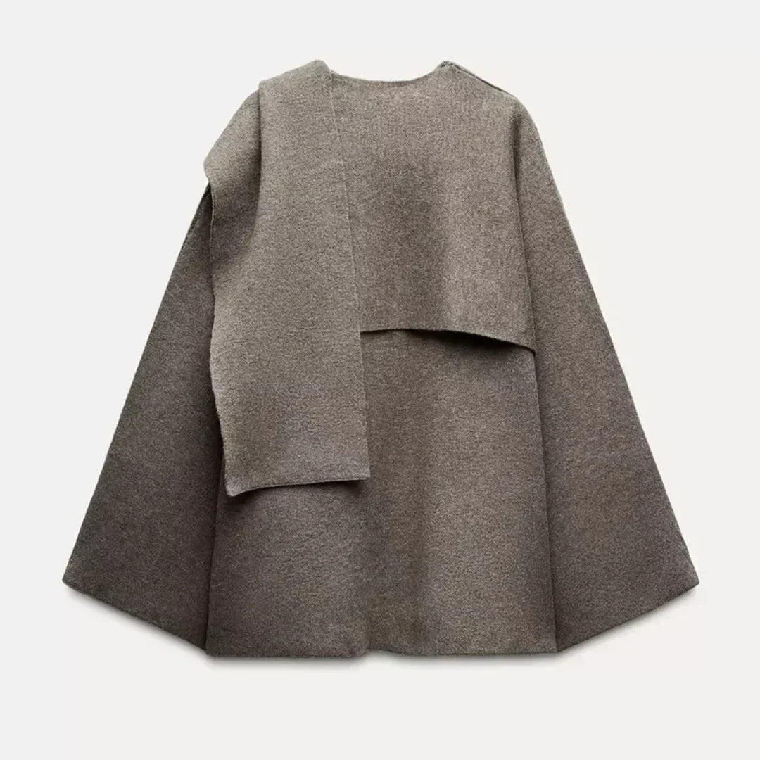 Amelie™ - manteau cape en laine