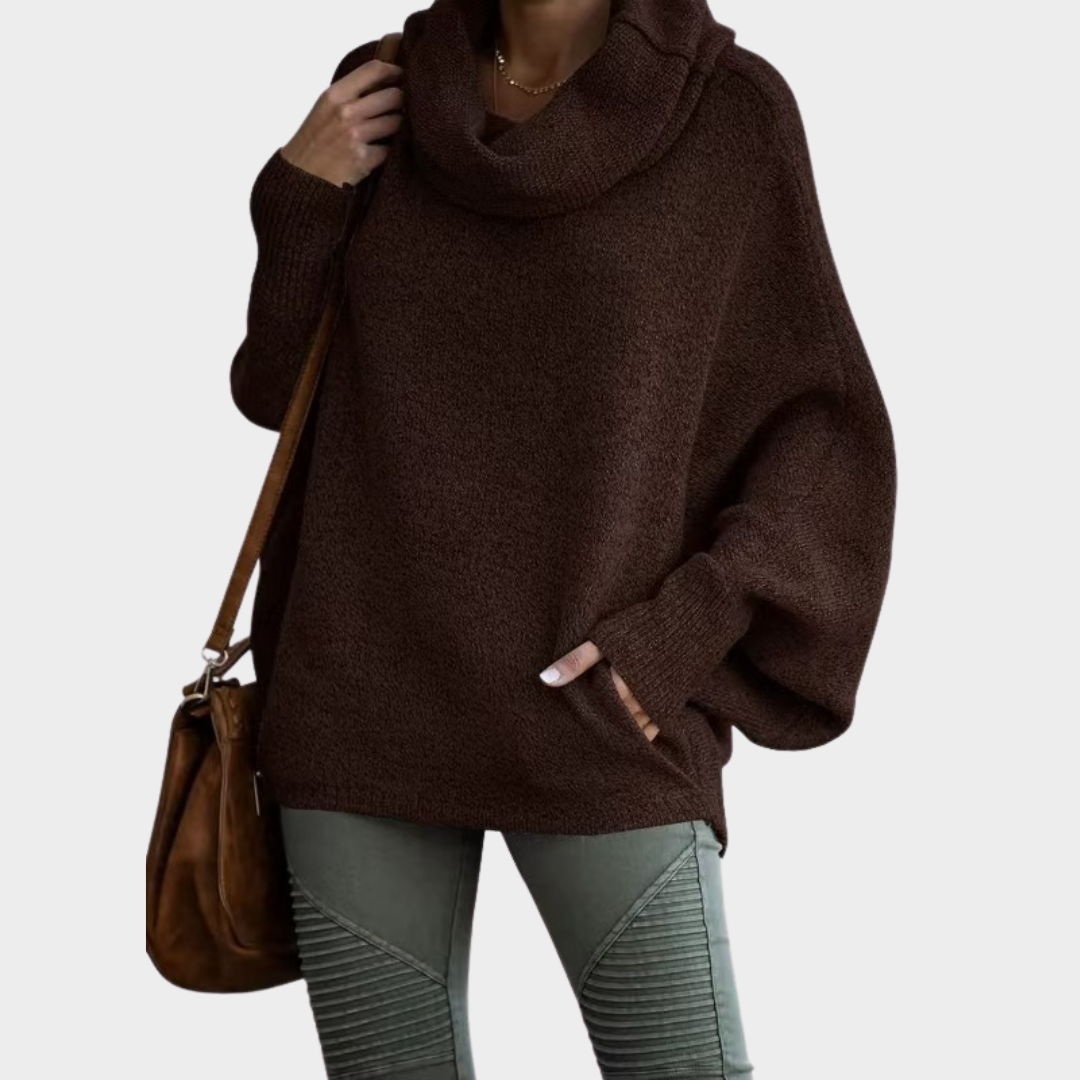 Sienna™ - Pull en maille à manches chauve-souris pour un confort élégant