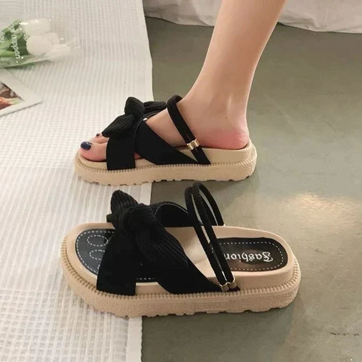 Flair - Sandales élégantes et légères pour femmes avec un design de nœud chic