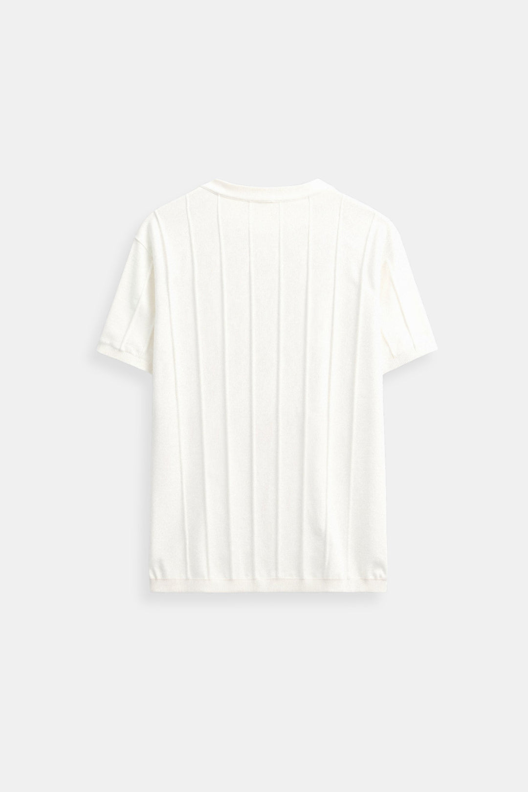 T-shirt Rayé Classique et Épais à Col Rond pour un Style Intemporel