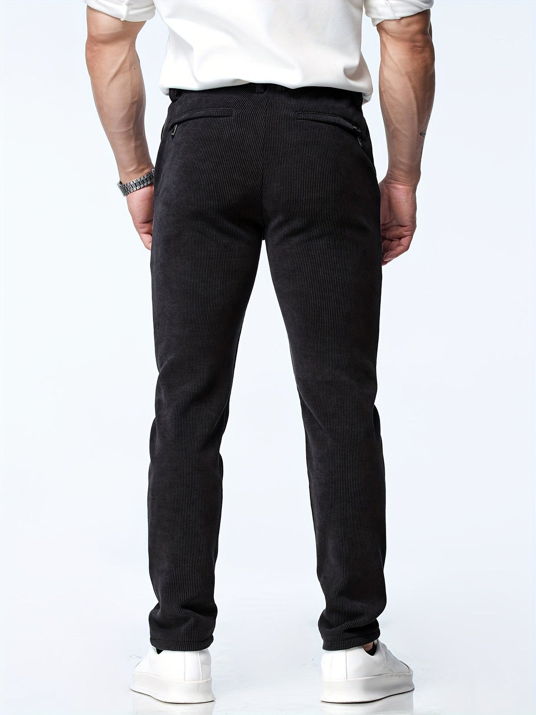 Milan - Pantalon en velours côtelé élégant et classique pour un look intemporel
