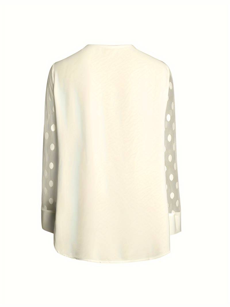Kariselle | Blouse en maille à manches longues pour femmes - Top luxueux et respirant pour un look élégant