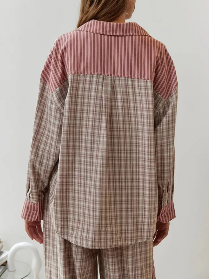 CosyCotton | Ensemble de Pyjama de Luxe en Deux Pièces - Coton Doux et Élastique pour un Confort Ultime