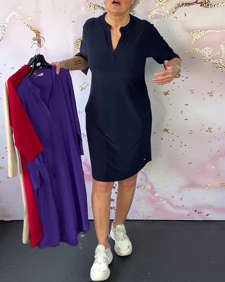 Maeve | Robe élégante et respirante à manches courtes pour un confort ultime et une allure stylée
