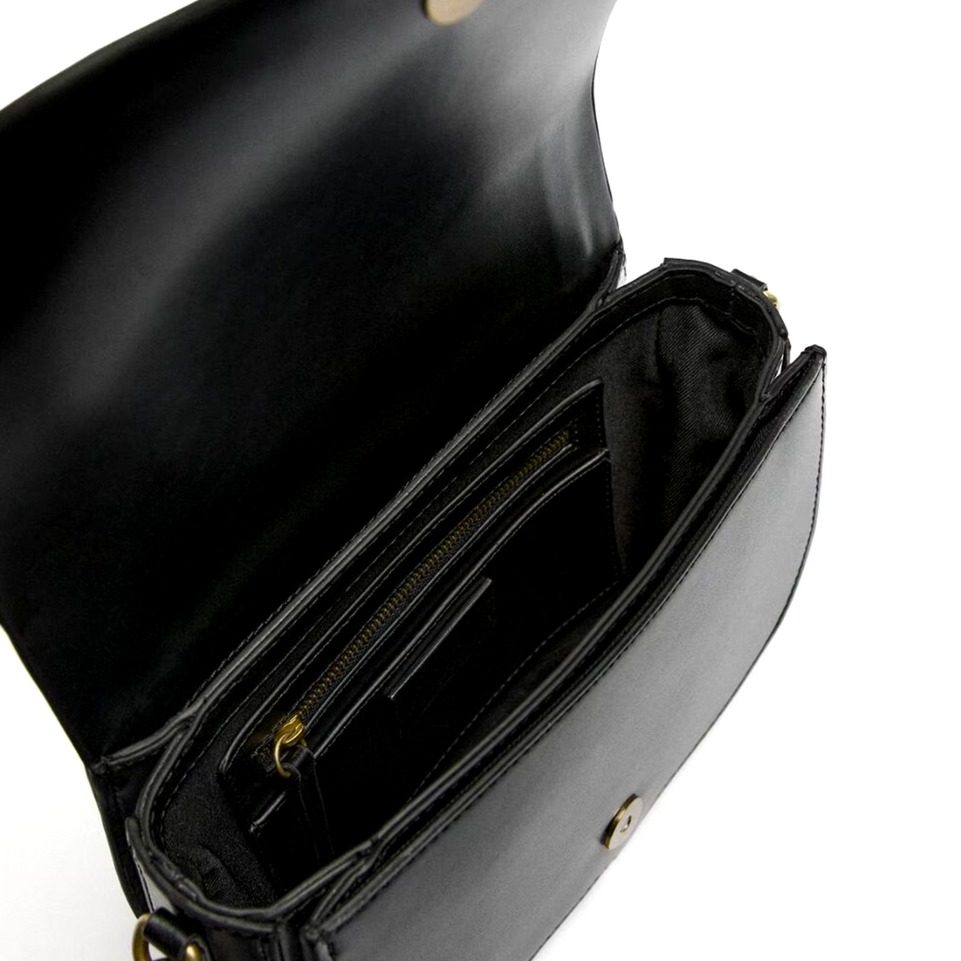 Lunta - Élégant sac à main noir pour dames pour le style et la praticité