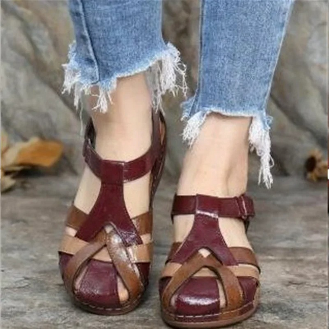 Breeze d'été | Sandales pour femmes élégantes avec des teintes contrastées stylées