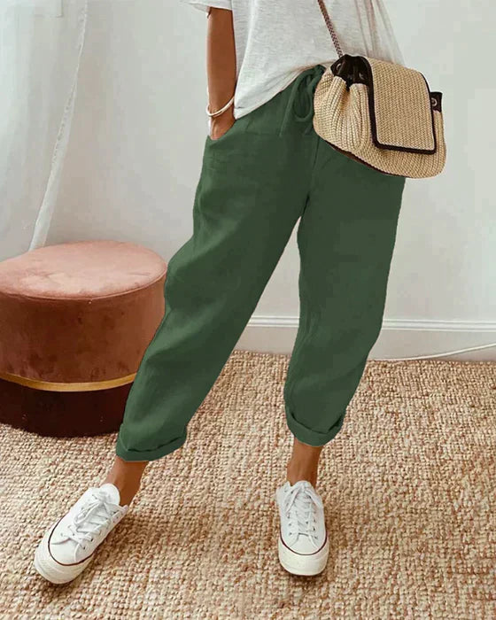 Pantalon boho estival de PIEN - parfait pour un look libre et insouciant !