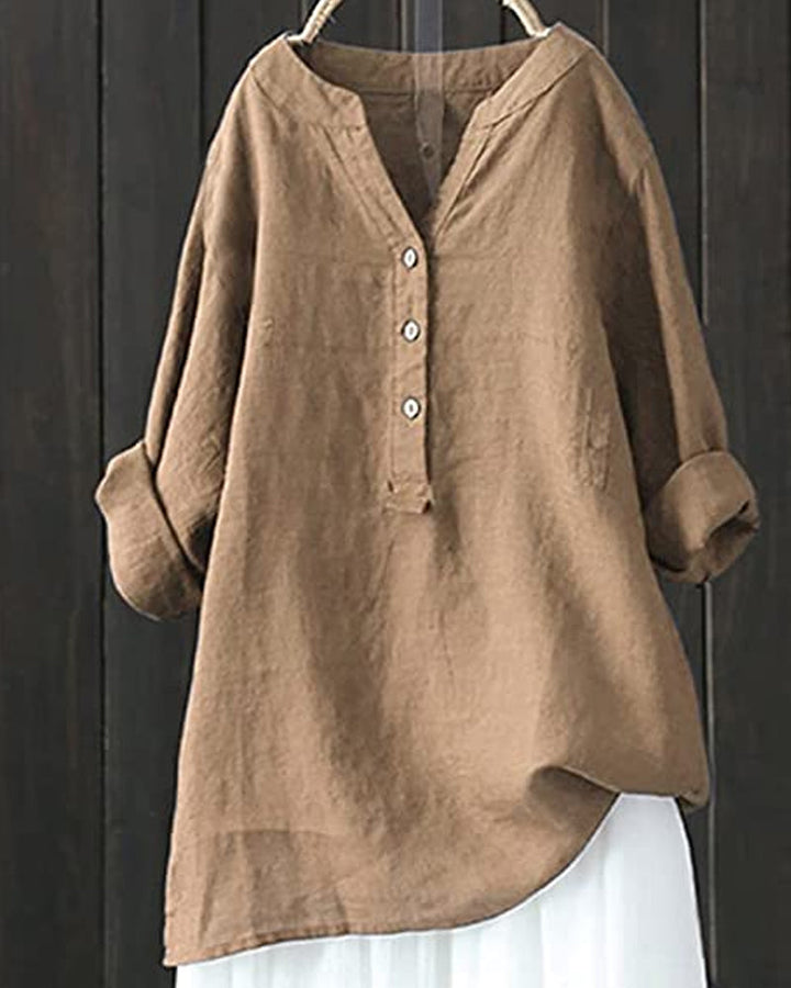 Blouse Gabi à manches longues élégante pour un look stylé
