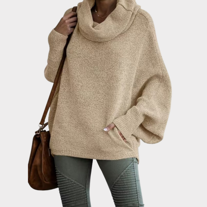 Sienna™ - Pull en maille à manches chauve-souris pour un confort élégant