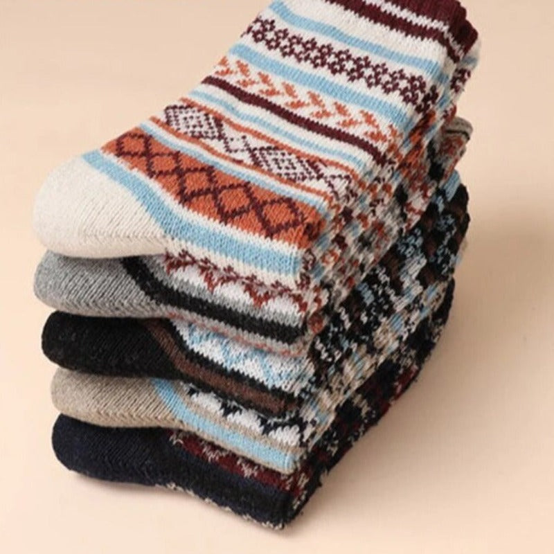 Chaussettes d'hiver anti-transpiration luxueuses pour unisexe, pour confort et chaleur.