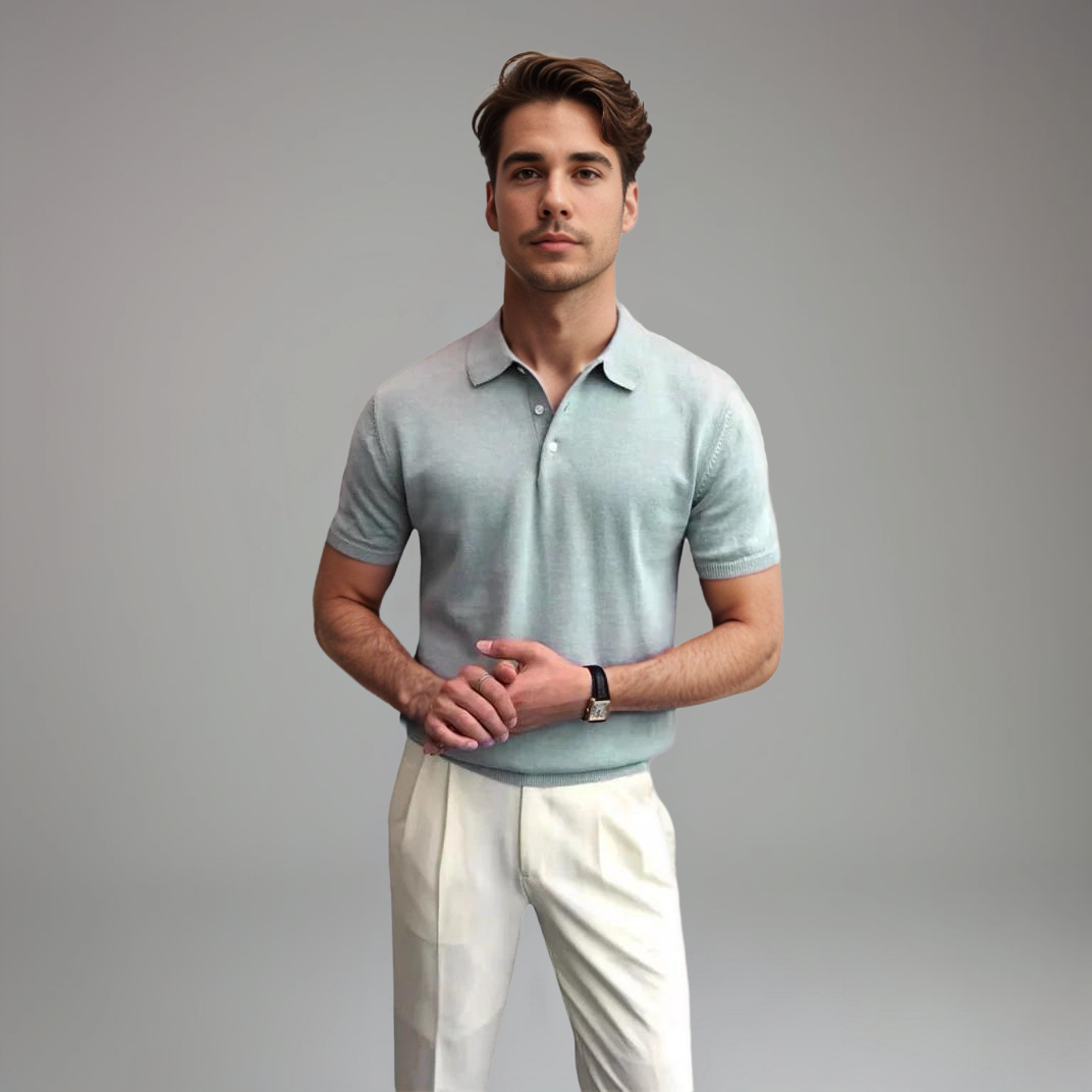 Polo Classique Élégant pour Hommes Bernardo pour un Style Intemporel