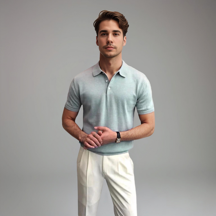 Polo Classique Élégant pour Hommes Bernardo pour un Style Intemporel