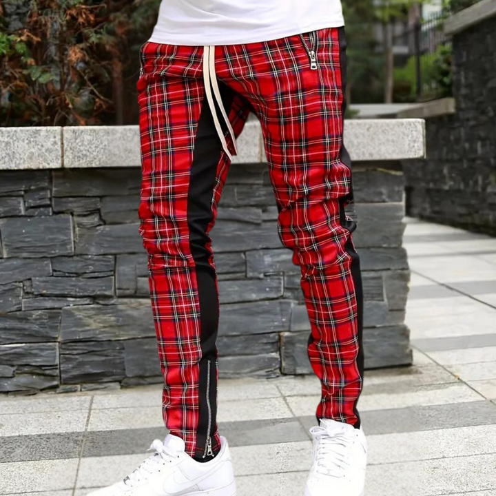ALOIS - Pantalon à carreaux élégant pour hommes