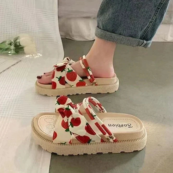 Flair - Sandales élégantes et légères pour femmes avec un design de nœud chic