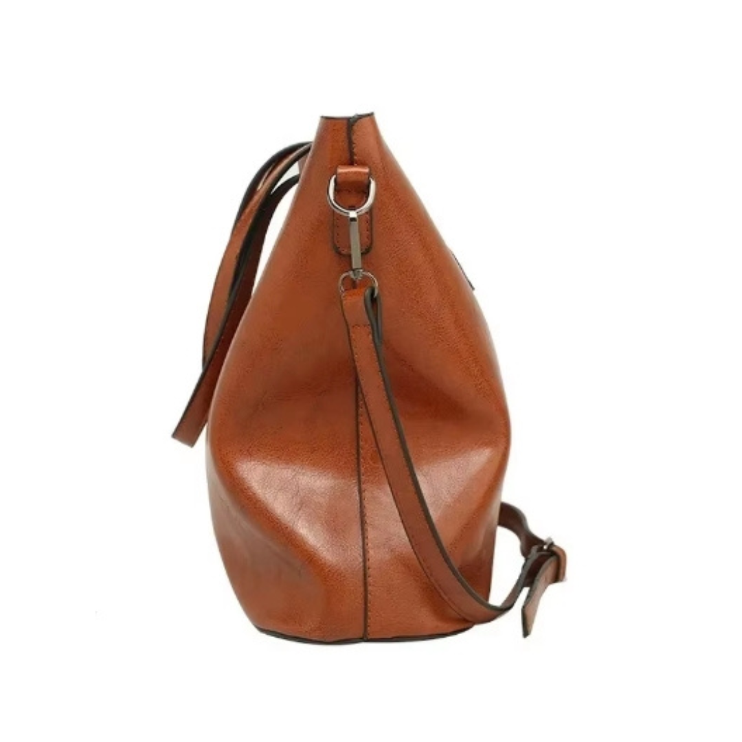 Solen - Sacoche en cuir vintage fait main unique pour femmes élégantes