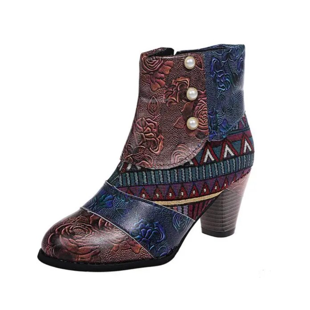 Bottes Patchwork Bohémiennes Marieke™ pour un Style Unique