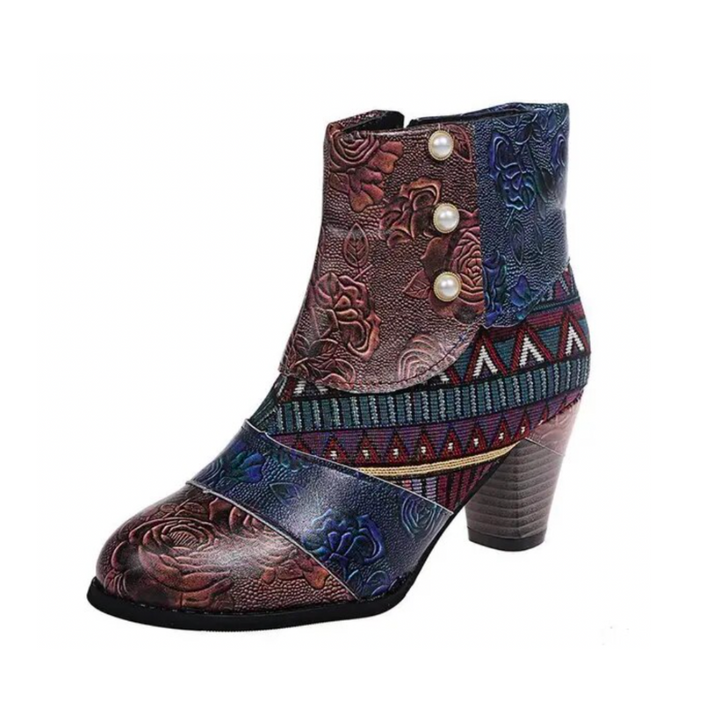 Bottes Patchwork Bohémiennes Marieke™ pour un Style Unique