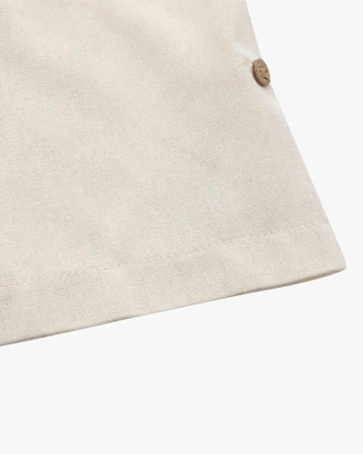 Polo en Lin en de Thiago Zomerse pour Hommes avec Poche Pratique