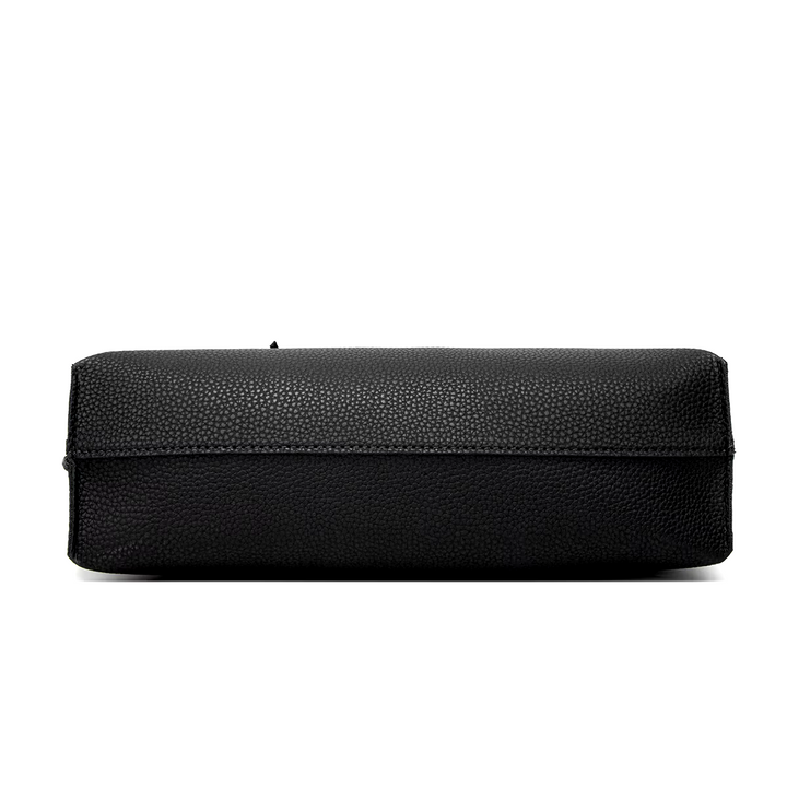 Loren - Élégant sac messager en cuir noir pour le style et la fonctionnalité