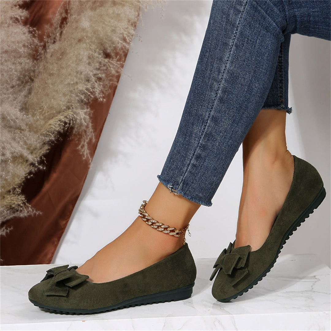 Ballerines Élégantes™ | Chic et Confortables | Avec Détails de Nœud Charmants