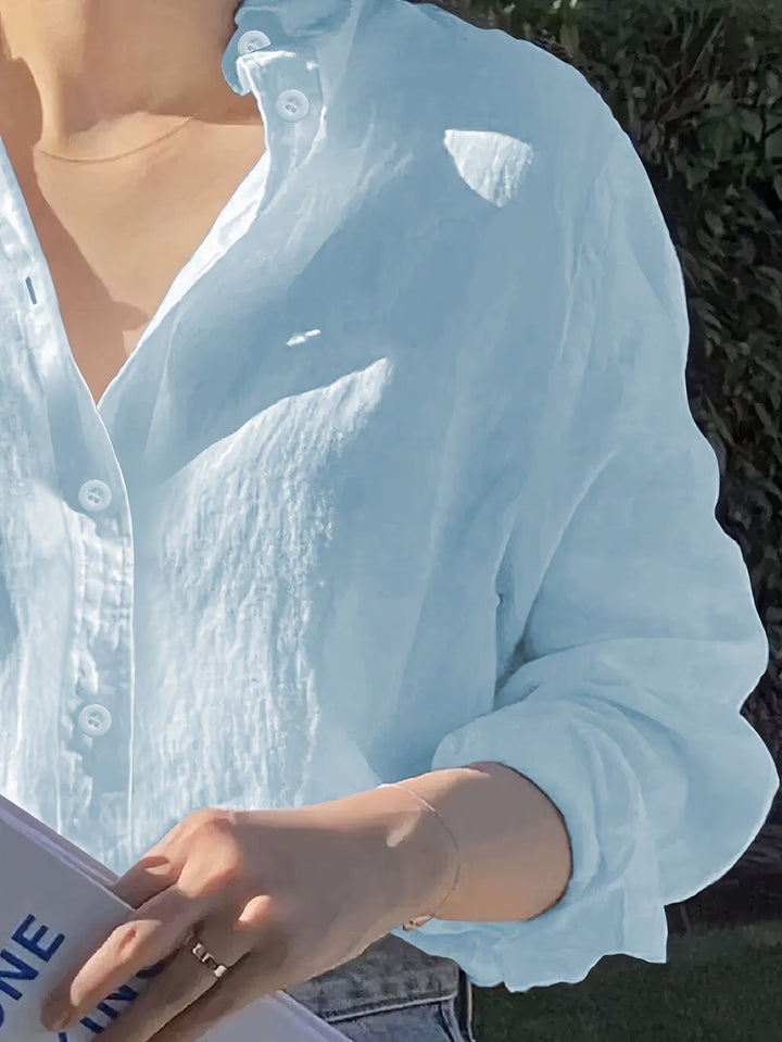Andromeda | Chemisier boutonné à manches longues pour femmes, pour un look élégant