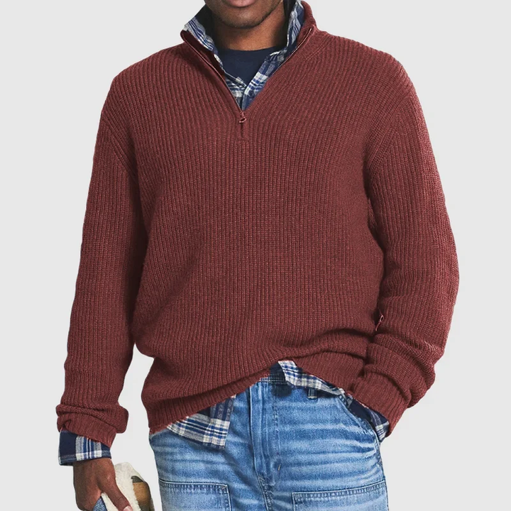 Kasper™ Sweat-shirt zippé pour hommes - Un gilet oversize élégant et confortable