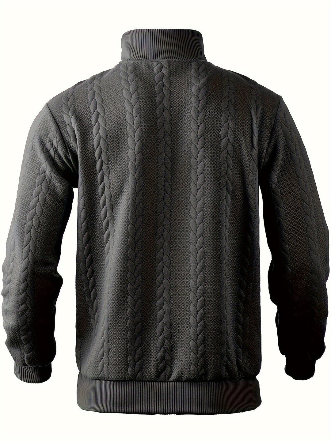 Alain™ - Pull vintage pour homme en cachemire avec fermeture éclair