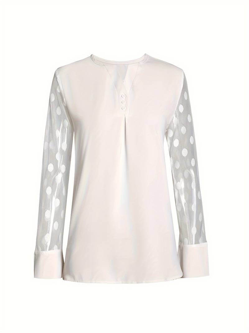 Kariselle | Blouse en maille à manches longues pour femmes - Top luxueux et respirant pour un look élégant