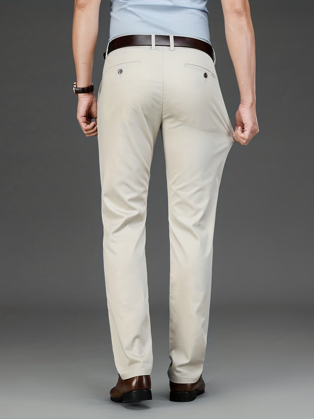 Victor - Pantalon Stretch Ajusté Intemporel pour Confort et Style