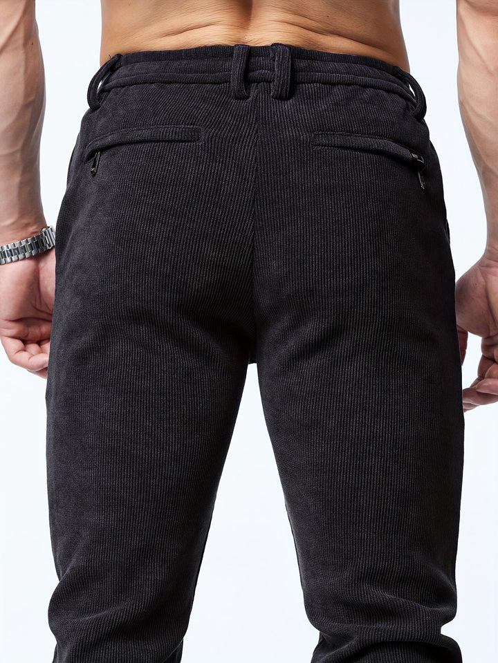 Milan - Pantalon en velours côtelé élégant et classique pour un look intemporel
