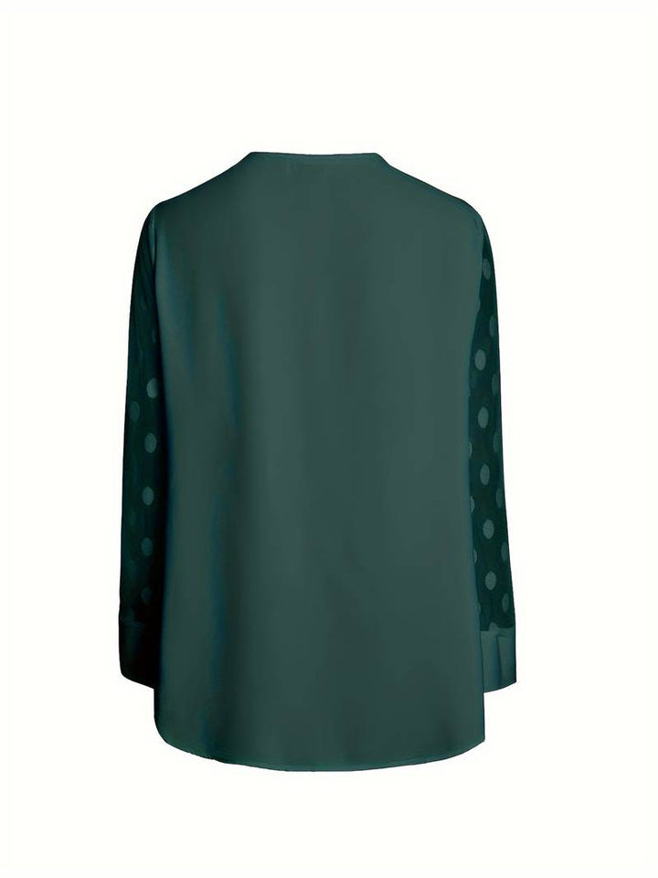 Kariselle | Blouse en maille à manches longues pour femmes - Top luxueux et respirant pour un look élégant