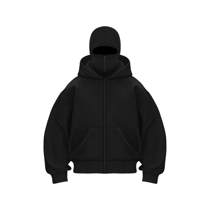 Joep™ Hoodie Oversize Luxueux avec Masque de Visage Amovible pour un Style et une Protection Ultimes