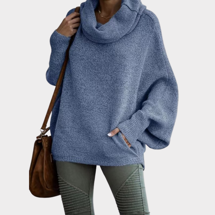 Sienna™ - Pull en maille à manches chauve-souris pour un confort élégant