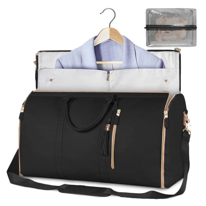 Sac de voyage spacieux et portable avec un design pliable pour plus de praticité.