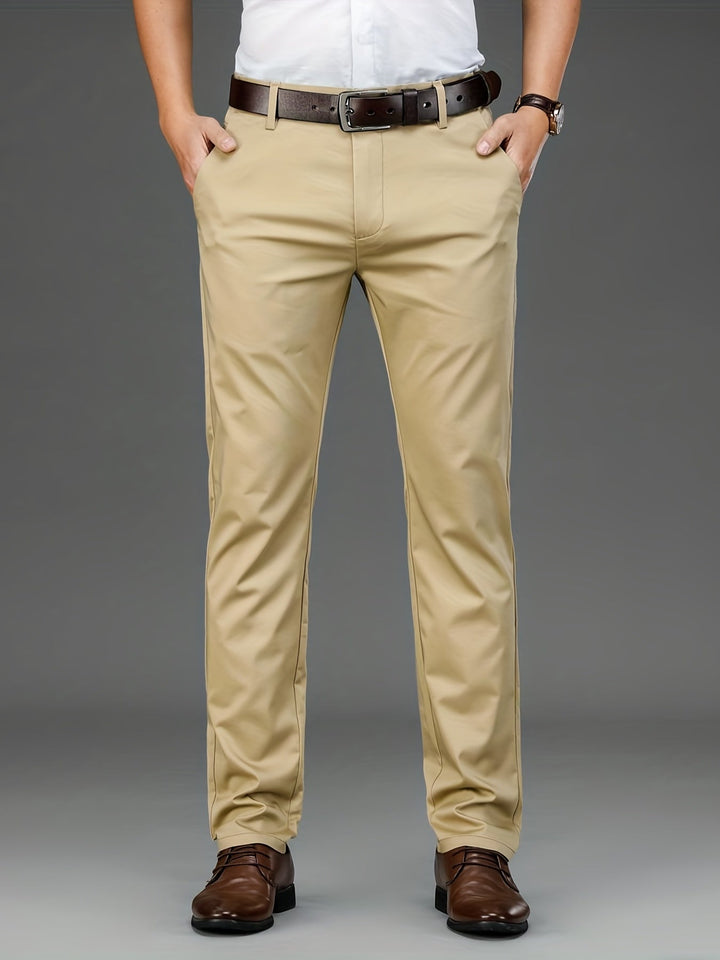 Victor - Pantalon Stretch Ajusté Intemporel pour Confort et Style