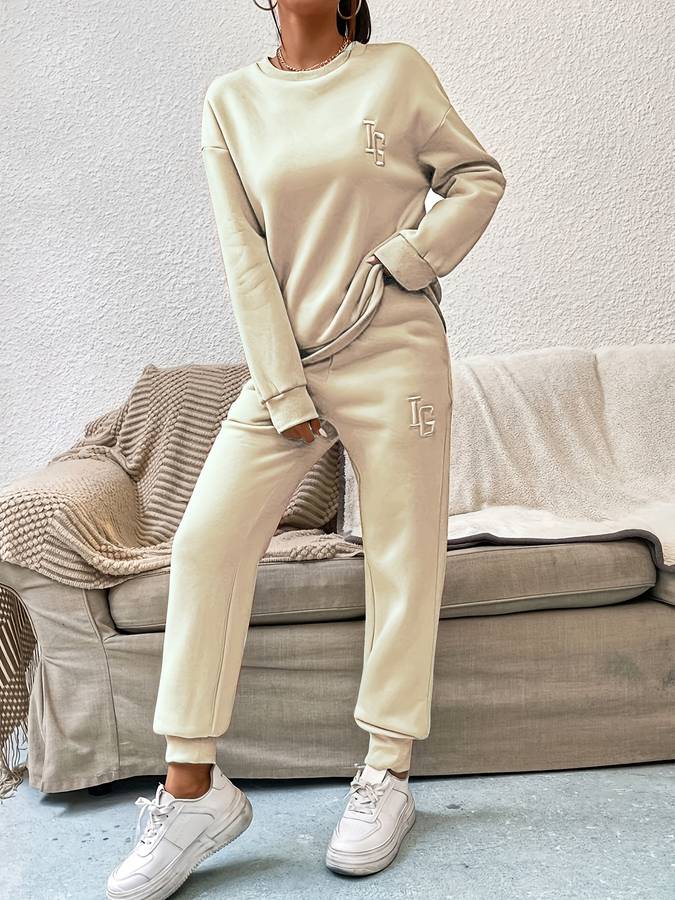 Joy - Ensemble pull et pantalon élégant pour femme