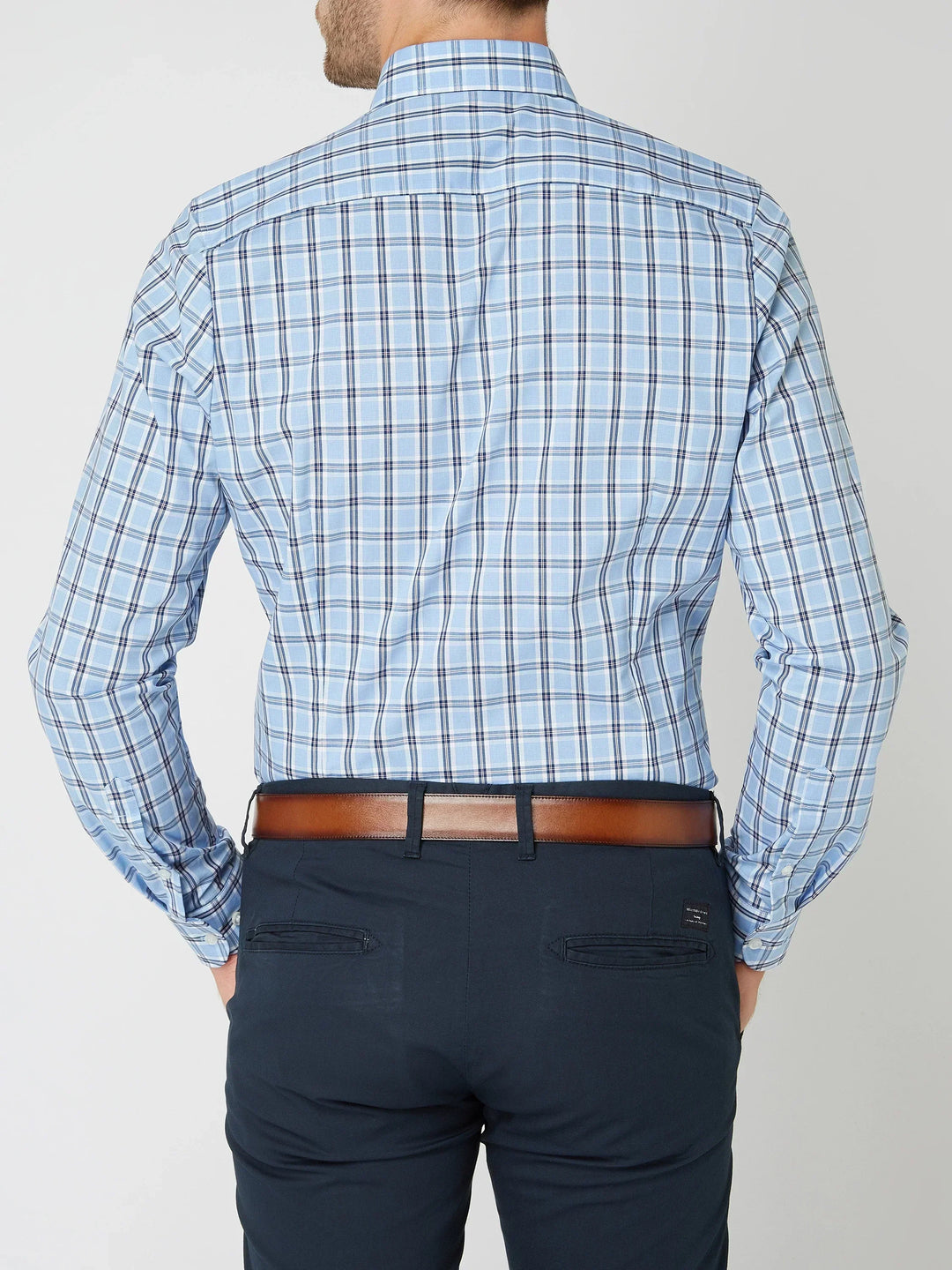 Alaric - Chemise pour homme élégante avec un design en coton à carreaux tendance