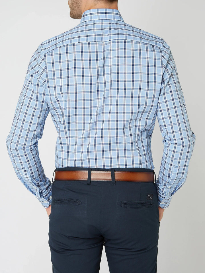 Alaric - Chemise pour homme élégante avec un design en coton à carreaux tendance