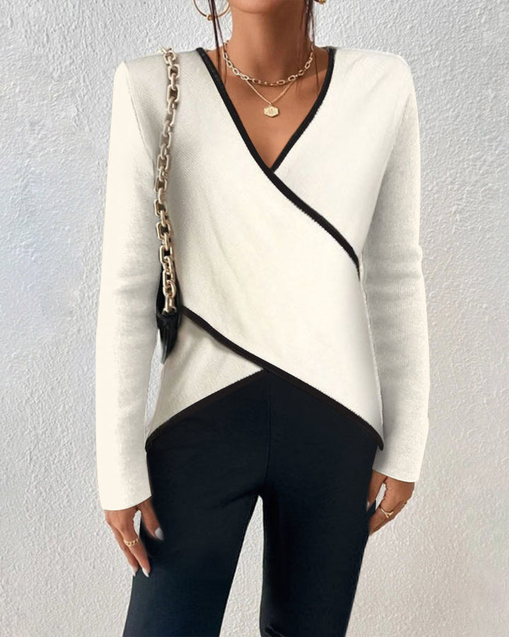 Valentina - Pull Luxe à Col en V pour un look à la fois stylé et confortable